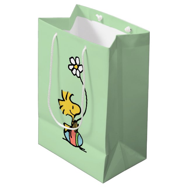 Bolsa De Regalo Mediana Huevo de Pascua Woodstock (Angulo Anverso)