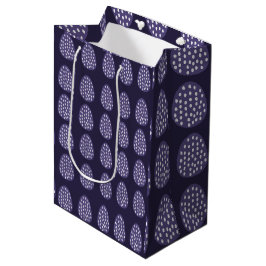 Bolsa De Regalo Mediana Huevos de Pascua Purple Happy