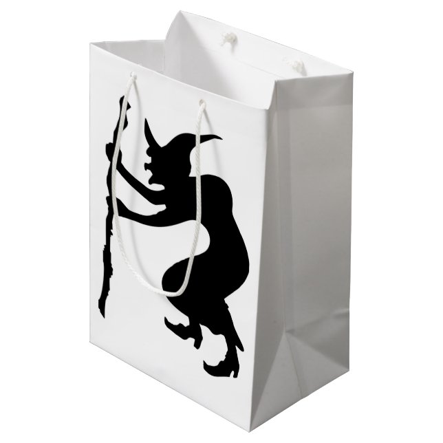 BOLSA DE REGALO MEDIANA HUNCHBACK HALLOWEEN WITCH (Angulo Anverso)