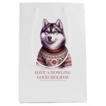 Husky de Navidad Personalizado para las Fiestas