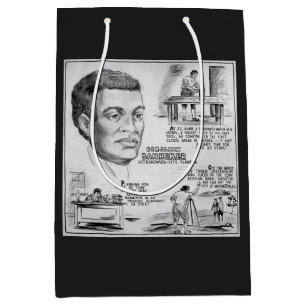 Bolsa De Regalo Mediana Icono de la Historia Negra: Benjamin Banneker, Cie
