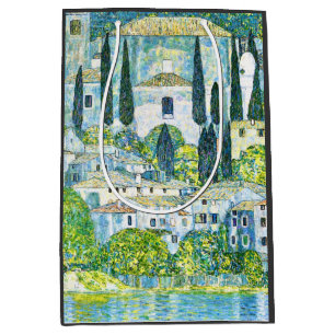 Bolsa De Regalo Mediana Iglesia de Art Nouveau en Cassone, por Gustav Klim