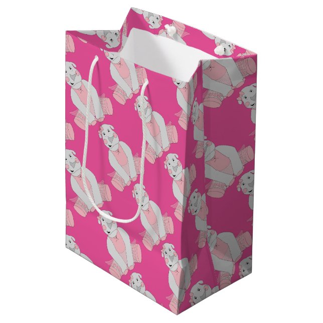 Bolsa De Regalo Mediana illusima Ballerina Rhino (Angulo Anverso)