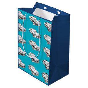 Bolsa De Regalo Mediana Ilustracion clásico 1957 del coche del Bel Air de