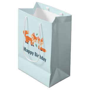 Bolsa De Regalo Mediana Ilustracion gráfico de Naranjas finos