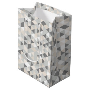 Bolsa De Regalo Mediana Ilustración moderna de patrón geo