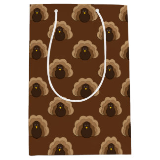 Bolsa De Regalo Mediana Impresión del patrón de Turquía de la caída de Acc