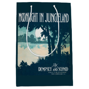 Bolsa De Regalo Mediana Impresión musical de Jungleland de 1909