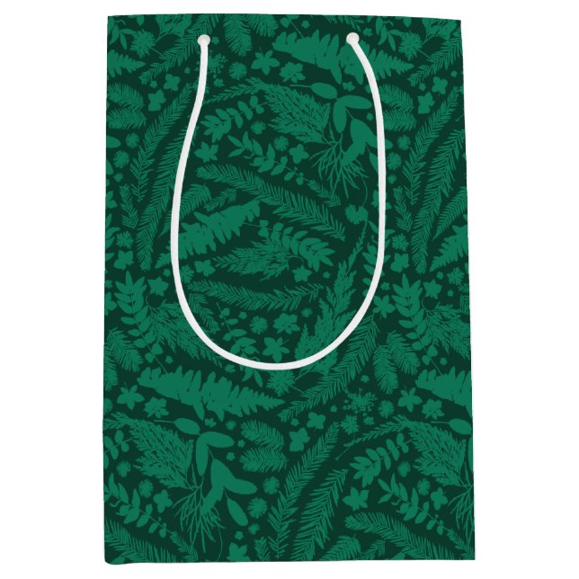 Bolsa De Regalo Mediana Impresiones botánicas (Anverso)