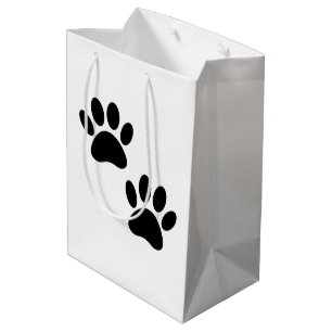 Bolsa De Regalo Mediana Impresiones de la pintura de pipa negra