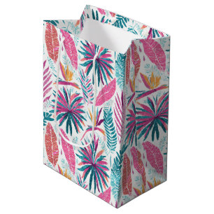Bolsa De Regalo Mediana Impresora hawaiana