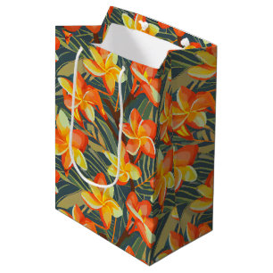 Bolsa De Regalo Mediana Impresora hawaiana