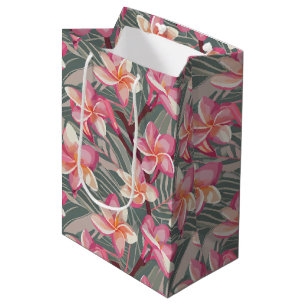 Bolsa De Regalo Mediana Impresora hawaiana