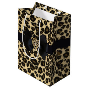 Bolsa De Regalo Mediana Imprimir leopardo