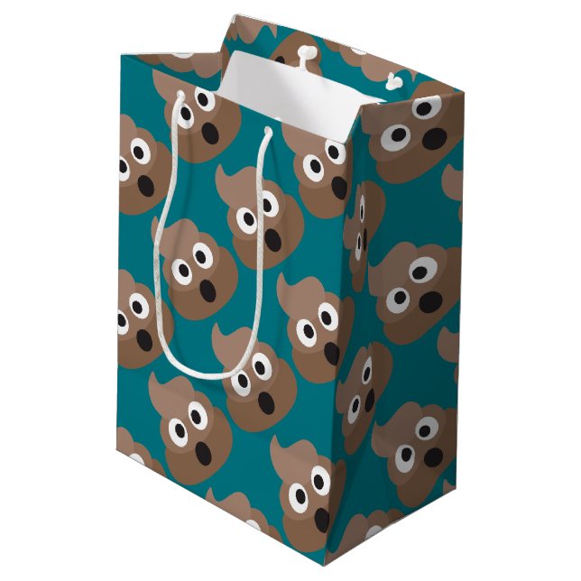 Bolsa De Regalo Mediana Impulso de la emoji oh (Angulo reverso)