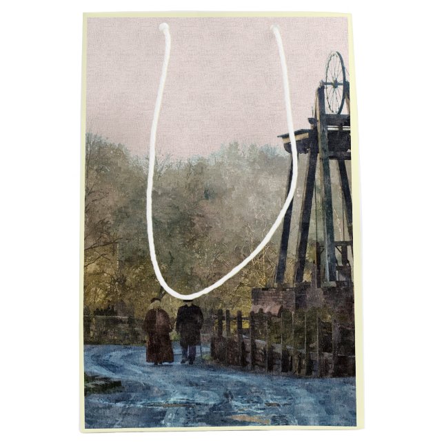 BOLSA DE REGALO MEDIANA INGLATERRA VICTORIANA (Anverso)