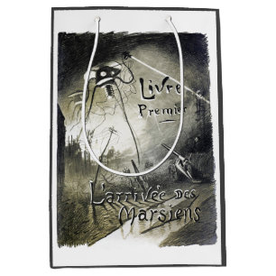 Bolsa De Regalo Mediana Invasión alienígena vintage guerra mundial para po