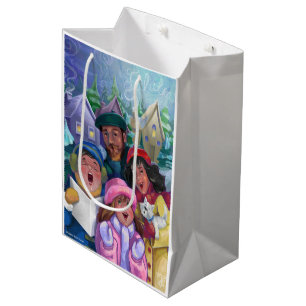 Bolsa De Regalo Mediana Ir a un Ilustracion de carga