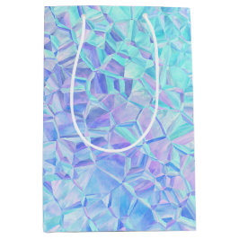 Bolsa De Regalo Mediana iridiscencia helada: