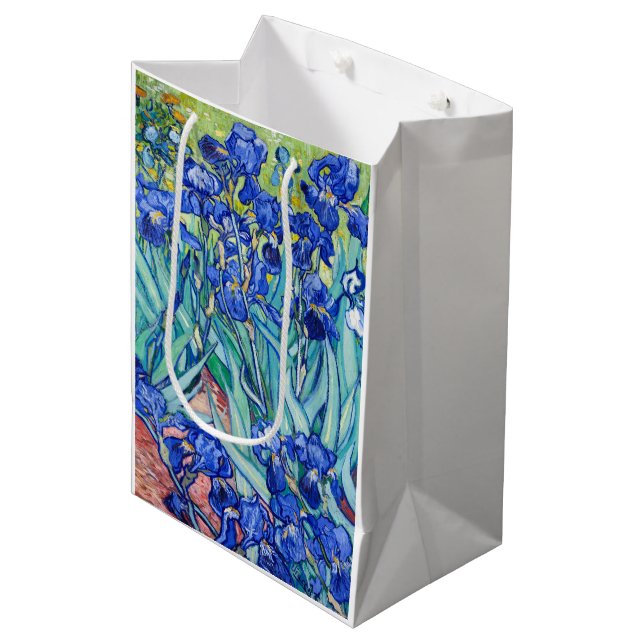 Bolsa De Regalo Mediana Irises Vincent van Gogh (Angulo Anverso)