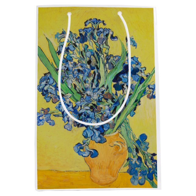 Bolsa De Regalo Mediana Irises Vincent van Gogh (Anverso)