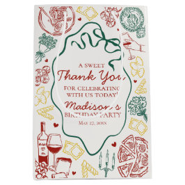 Bolsa De Regalo Mediana Italian Pasta Holy Cannoli Birthday Party Favor