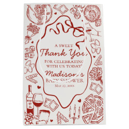 Bolsa De Regalo Mediana Italian Pasta Special Delivery Baby Shower Favor