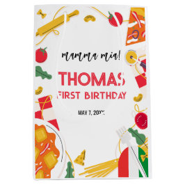 Bolsa De Regalo Mediana Italian Pizza Pasta Party