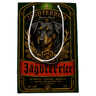 Bolsa De Regalo Mediana Jagdterrier, Logo de Caza