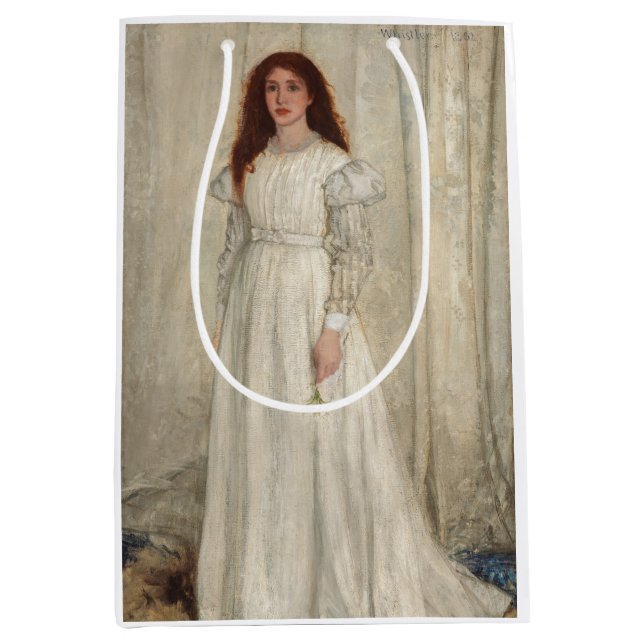 Bolsa De Regalo Mediana James Whistler - Sinfonía en blanco No. 1 (Anverso)