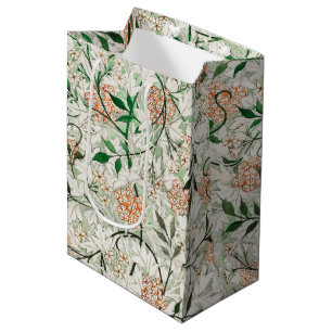 Bolsa De Regalo Mediana Jardín de Jazmín Flor Clásica de William Morris