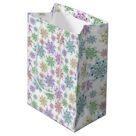Bolsa De Regalo Mediana Jardín de nieve nórdico 