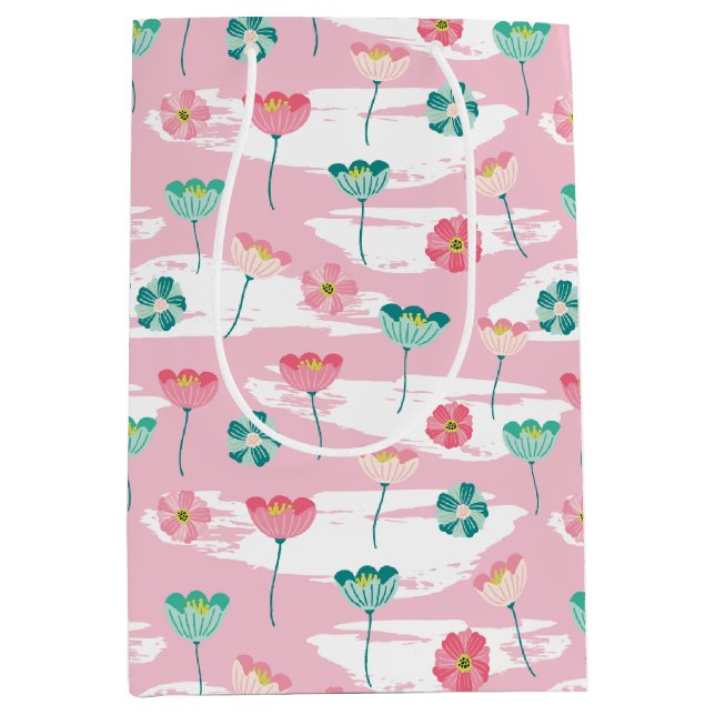 Bolsa De Regalo Mediana Jardín de primavera (Anverso)