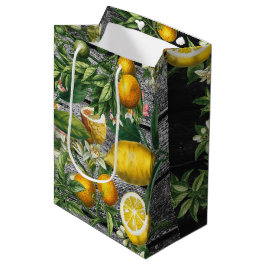 Bolsa De Regalo Mediana Jardín Rústico del Cítrico