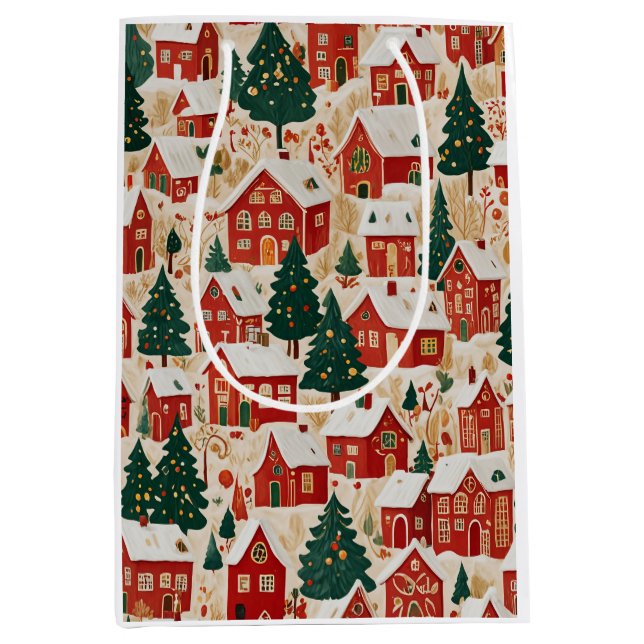 Bolsa De Regalo Mediana Jingle Bell Jubilee (Anverso)