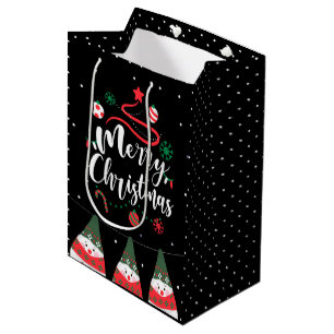 Bolsa De Regalo Mediana Jingle Bells Joyful Greetings Collection