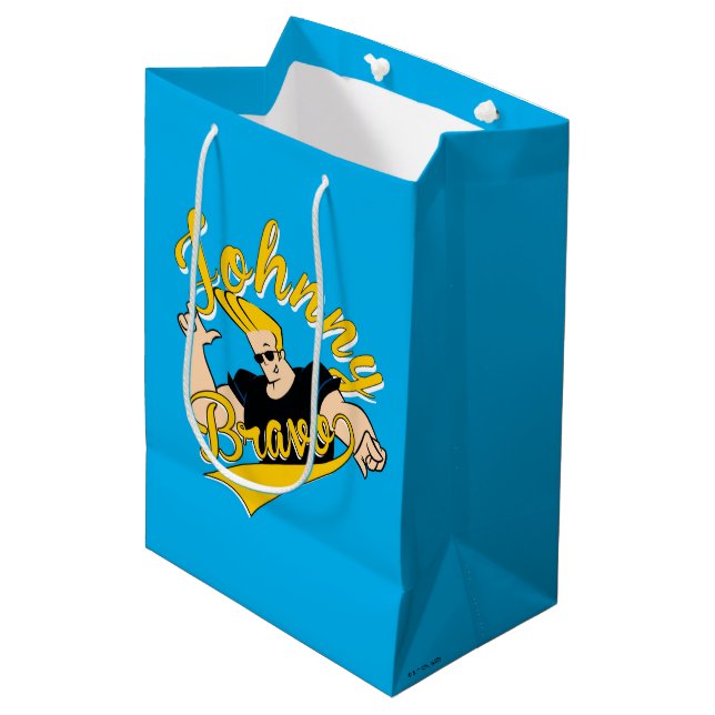 Bolsa De Regalo Mediana Johnny Bravo Athletic Graphic (Angulo Anverso)