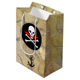 Bolsa De Regalo Mediana Jolly Roger