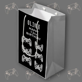 Bolsa De Regalo Mediana Jugador controlador de videojuegos Cumpleaños
