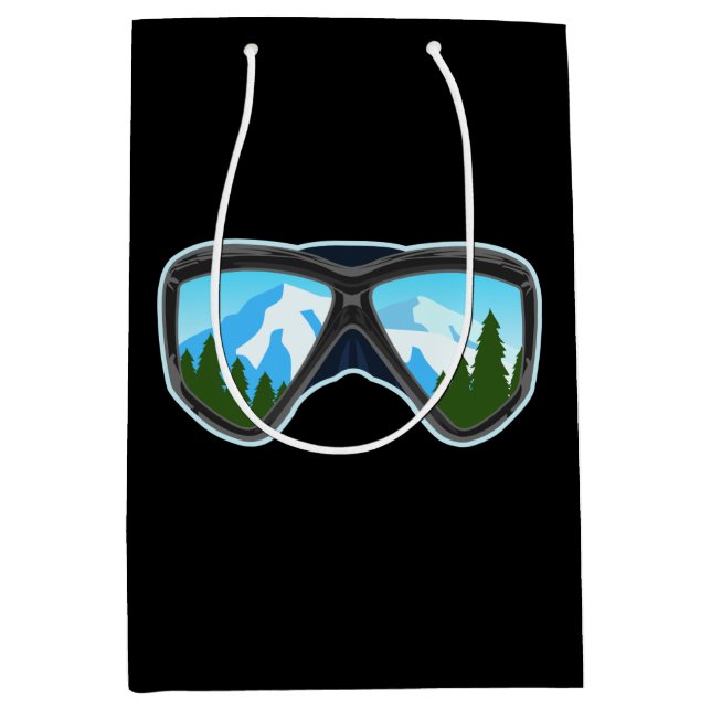 Bolsa De Regalo Mediana Jugador de esquí de Gogles Guay Snowboard Deportes