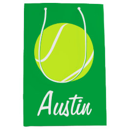 Bolsa De Regalo Mediana Jugador de tenis o entrenador Personalizado Fiesta