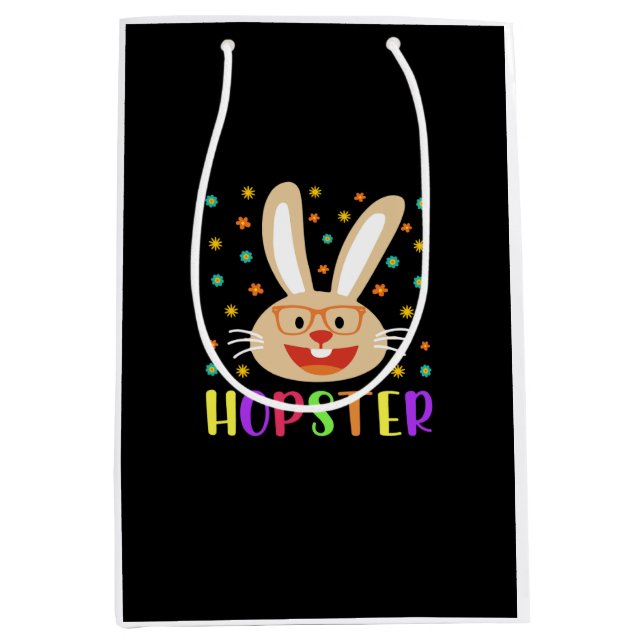 Bolsa De Regalo Mediana jugar con mis conejitos (Anverso)