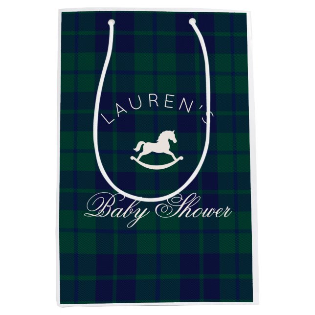 Bolsa De Regalo Mediana Juguete de la Marina de los Caballos de Roca Vinta (Anverso)