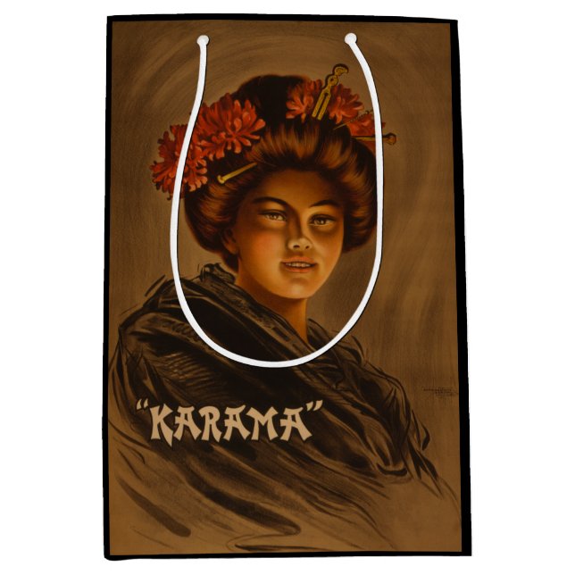 Bolsa De Regalo Mediana Karama: Actriz japonesa Romance Geisha (Anverso)