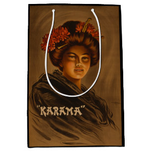 Bolsa De Regalo Mediana Karama: Obra de Teatro Romance de Geisha Japonesa