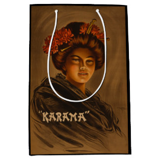 Bolsa De Regalo Mediana Karama: Obra de Teatro Romance de Geisha Japonesa
