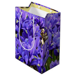 Bolsa De Regalo Mediana Katherine Hodgkin Iris Purple Spring Floral