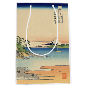 Bolsa De Regalo Mediana Katsushika Hokusai Enoshima en la provincia de Sag