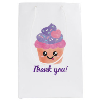 Bolsa De Regalo Mediana Kawaii Cupcake