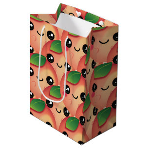 Bolsa De Regalo Mediana Kawaii Peach